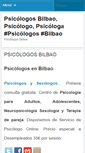 Mobile Screenshot of bilbaopsicologo.com